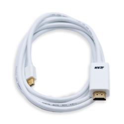 iCAN Mini DisplayPort Male to HDMI Male, Gold Plated, 32AWG Cable, 6FT