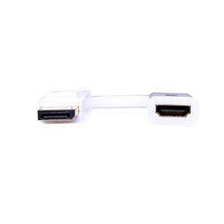 iCAN DisplayPort to HDMI Adapter, Male to Feamle, Gold Plated, White(Open Box)