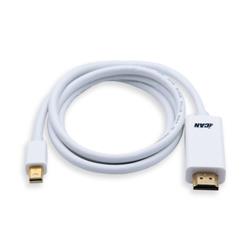 iCAN Mini DisplayPort Male to HDMI Male, Gold Plated, 32AWG Cable, 3FT