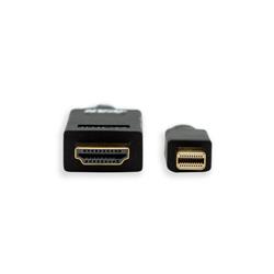 iCAN Mini DisplayPort (M) to HDMI (M) 4K@30Hz UHD Cable, Gold, 10ft(Open Box)