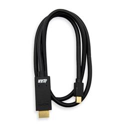 iCAN Mini DisplayPort  to HDMI 4K@30Hz, Gold Plated, 3FT, Black