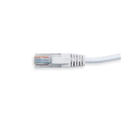 iCAN Super Slim Premium CAT6 LAN Patch Cable, High Speed 1Gbps 250MHz, with Strand-relief White Boots, 28AWG, 15FT