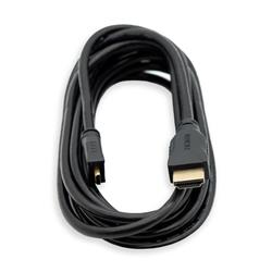 Micro HDMI to HDMI 1.4 Cable, 10 FT, Black