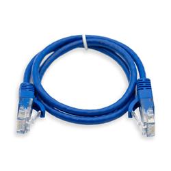 iCAN Super Slim Premium CAT6 Ethernet Patch Cable, High Speed 1000Mbps 550MHz, 28AWG, 2FT, Blue