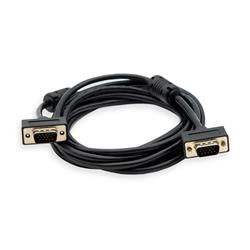 iCAN PC External Video Cable, Super VGA Ultra Slim, Double Shielded, Coaxial HD15, M/M, 10FT