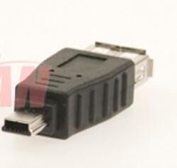 iCAN USB A Female to Mini B 5-pin Male  (1 pack)