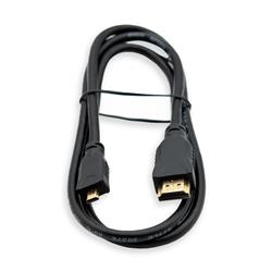 iCAN Micro HDMI  to HDMI  Cable, 3D Ethernet 1.4,  3FT, Black(Open Box)