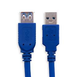 iCAN USB3.0 Type A Male to A Female Extension - 6 ft.(Open Box)