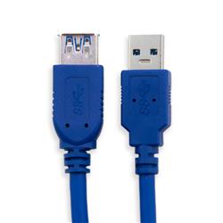 iCAN USB3.0 Type A Male to A Female Extension - 15 ft.