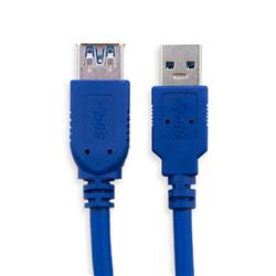 iCAN USB3.0 Type A Male to A Female Extension - 10 ft.