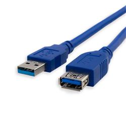 iCAN USB3.0 Type A Male to A Female Extension - 10 ft.