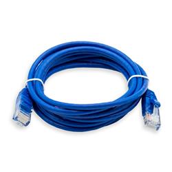 iCAN Super Slim Premium CAT6 LAN Patch Cable, High Speed 1Gbps 250MHz, with Strand-relief Blue Boots, 28AWG, 7FT(Open Box)