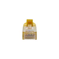 iCAN Super Slim Premium CAT6 LAN Patch Cable, High Speed 1Gbps 250MHz, with Strand-relief Yellow Boots, 28AWG, 7FT(Open Box)