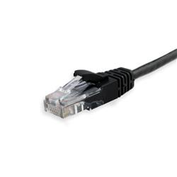 iCAN Super Slim Premium CAT6 LAN Patch Cable, High Speed 1Gbps 250MHz, with Strand-relief Black Boots, 28AWG, 10FT