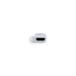 iCAN Type C to Micro USB Adapter, White(Open Box)