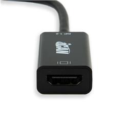 iCAN Passive Mini DisplayPort 1.2 to HDMI 4K x 2K Adapter, M/F, Black