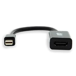 iCAN Passive Mini DisplayPort 1.2 to HDMI 4K x 2K Adapter, M/F, Black