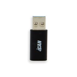 iCAN USB 3.0 to USB Type C Adapter, Black