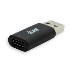 iCAN USB 3.0 to USB Type C Adapter, Black