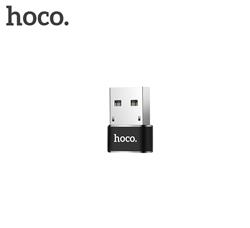 HOCO Type C to USB Adapter, Black(Open Box)