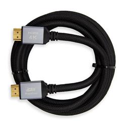 iCAN Premium HDMI 2.0 Cable, Certified, 4K @ 60Hz, HDR, 18Gps, Nylon Braided, M/M, 1.8M, Black