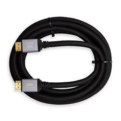 iCAN Premium HDMI 2.0 Cable, Certified, 4K @ 60Hz, HDR, 18Gps, Nylon Braided, M/M, 3M, Black(Open Box)