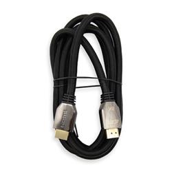 iCAN HDMI V2.1 Cable with Zinc Alloy Connectors, W/Ethernet, 3D, 8K, 48Gbps, Dynamic HDR, eARC, Game Mode VRR, M/M, 2M, Black