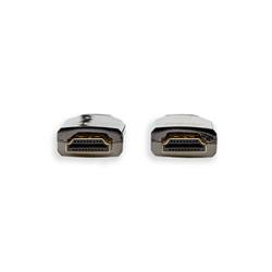 iCAN HDMI V2.1 Cable with Zinc Alloy Connectors, W/Ethernet, 3D, 8K, 48Gbps, Dynamic HDR, eARC, Game Mode VRR, M/M, 2M, Black