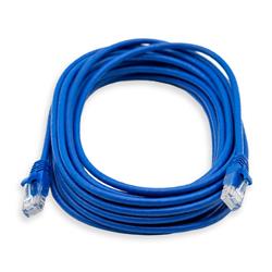 iCAN Super Slim Premium CAT6 LAN Patch Cable, High Speed 1Gbps 250MHz, with Strand-relief Blue Boots, 28AWG, 25FT