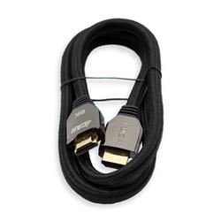 iCAN HDMI V2.1 Cable with Zinc Alloy Connectors, W/Ethernet, 3D, 8K, 48Gbps, Dynamic HDR, eARC, Game Mode VRR, M/M, 1M, Blac...