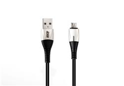 iCAN 3.3ft Micro USB Cable, Zinc Alloy, LED Light, Black(Open Box)