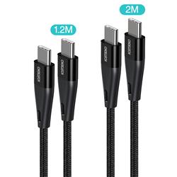 Choetech 60W USB Type C Braided Fast Charging Cable  Combo (4ft + 6ft)(Open Box)