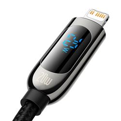 Baseus Display Fast Charging Data Cable Type-C to IP 20W 2m Black