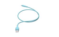 iCAN USB-A 2.0 to Lightning Silicone Cable, Apple MFi Certified, M/M, 4ft, Sky Blue