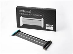 CableMod Straight PCI-e 4.0 Riser Cable (Black, 30cm)