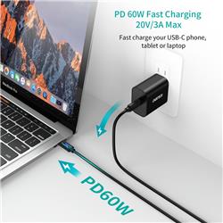 CHOETECH USB C Cable, CHOETECH 3A USB-C To USB-C Cable 3.3ft (1m)