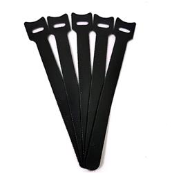 iCAN 50pcs Reusable Cable Ties/ Velcro straps, 6-Inch, Black