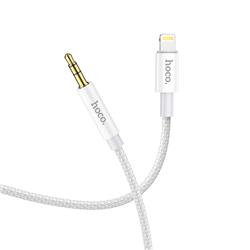 HOCO Lightning to 3.5mm audio cable, 1M Silver