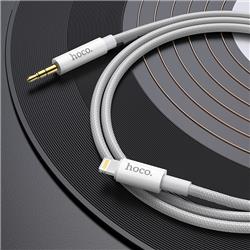 HOCO Lightning to 3.5mm audio cable, 1M Silver