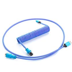 CableMod Pro Coiled Keyboard Cable (Galaxy Blue, USB A to USB Type C, 150cm)