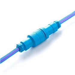 CableMod Pro Coiled Keyboard Cable (Galaxy Blue, USB A to USB Type C, 150cm)