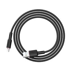 ACEFAST 1.2 Meter MFI USB-A to Lightning Cable, silicone, Black