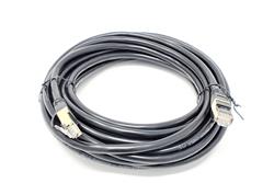 Micro Connectors 25 Feet Cat8 SFTP RJ45 Patch 26AWG Cable (Black)