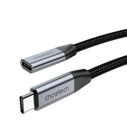 Choetech 100W Type-C female to Type-C male extension cable, 2m (6.6ft)