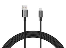 Baseus Superior Series Fast Charging Data Cable USB-A to Type-C 100W, 1.5m (5ft), Cluster Black(Open Box)