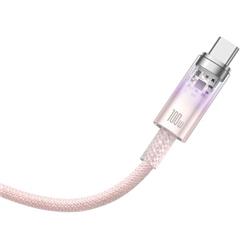 Baseus Explorer Series Fast Charging Cable with Smart Temperature Control USB to Type-C 100W, 1m (3.3ft), Pink(Open Box)