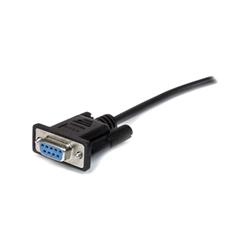 StarTech 2m Black Straight Through DB9 RS232 Serial Cable - M/F - Serial - Extension Cable - 6.6 ft | MXT1002MBK