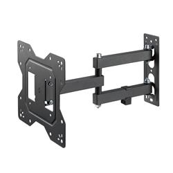 Brateck LPA68-223 Economical Full-Motion TV Wall Mount, Screen size 23"-50", VESA 200x200mm, Weight Capacity 30 kg, Black.(O...