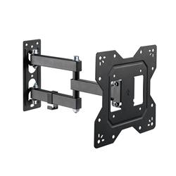 Brateck LPA68-223 Economical Full-Motion TV Wall Mount, Screen size 23"-50", VESA 200x200mm, Weight Capacity 30 kg, Black.(O...