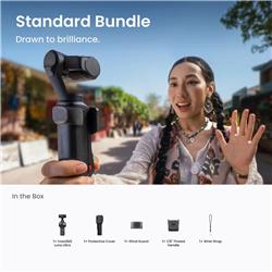 Insta360 Luna Ultra 8K Action Camera Standard Bundle, Cosmic Black